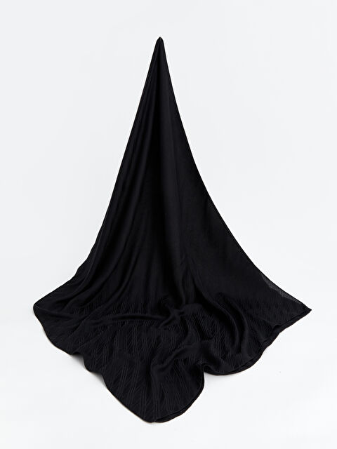 LCW ACCESSORIES وشاح جاكار سادة للسيدات - S4J717Z8-HUC