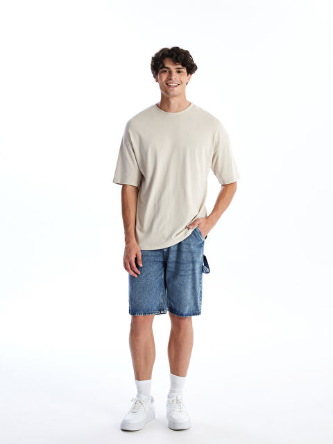 LCW Jeans Standard Fit Men's Denim Shorts - S4J919Z8-H45