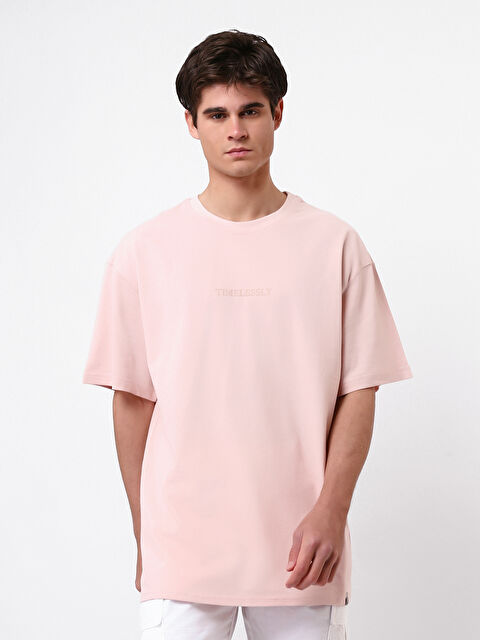 XSIDE Crew Neck Short Sleeve Printed Men's T-Shirt - S4JA93Z8-G2J