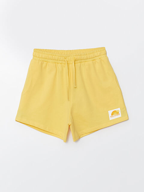 LCW Kids Girls' Shorts with Elastic Waist - S4JI75Z4-FXD