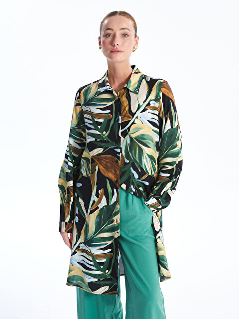 LCWAIKIKI Classic Patterned Women's Shirt Tunic - S4JJ72Z8-LQJ