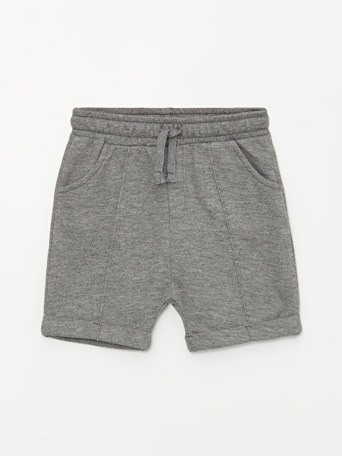 LCW ECO شورت أولاد بيبي بسيط بخصر مطاطي - S4JK31Z1-DWA