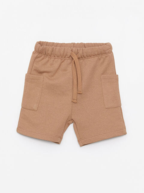 LCW ECO شورت أولاد بيبي بسيط بخصر مطاطي - S4JK34Z1-YH0