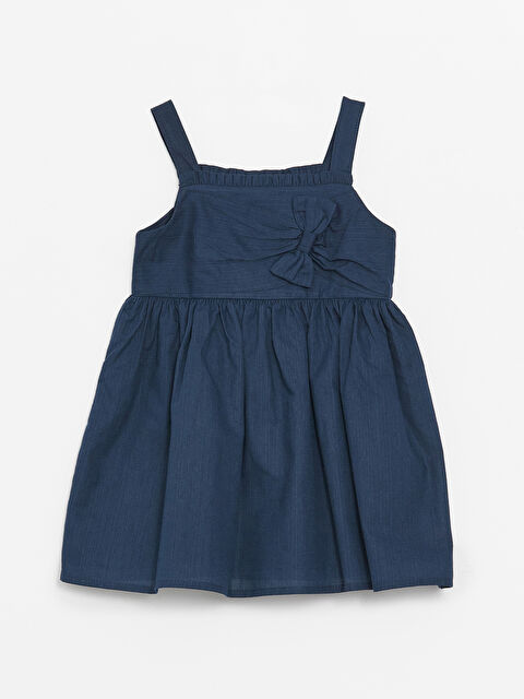 LCW ECO Kare Yaka Askılı Kız Bebek Elbise - S4JK90Z1-HHU
