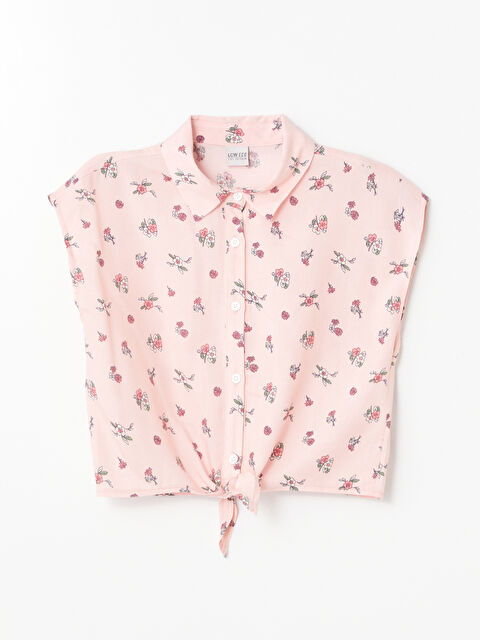LCW ECO Çiçekli Kız Çocuk Gömlek - S4JM72Z4-LQB