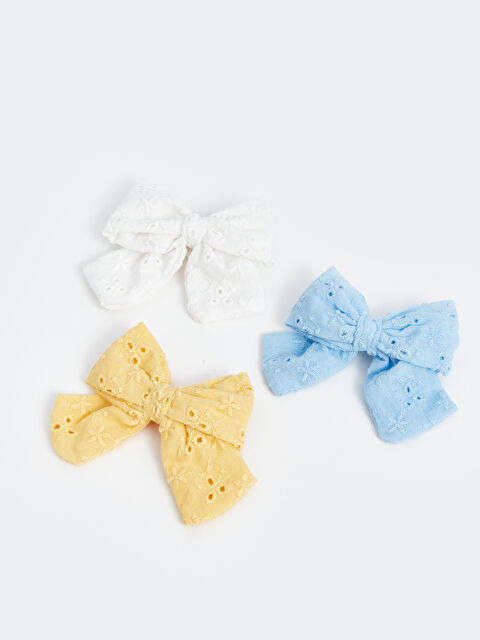 KANZ Fiyonk Desenli Kız Bebek Saç Bandı 3'lü - S4JR22Z1-FDU