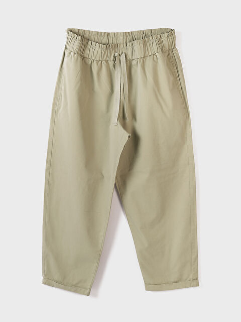 LCW Vision Elasticated Waist Relaxed Fit Women's Trousers - S4JR74Z8-PX2