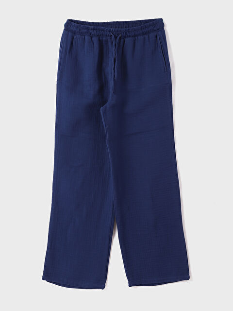 LCWAIKIKI Classic Elasticated Waist Plain Wide Leg Women's Trousers - S4JR78Z8-YA7