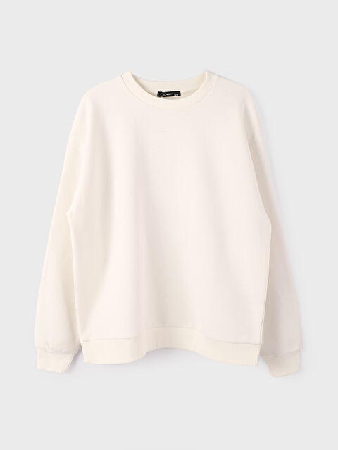 LCW ECO Women's Crew Neck Plain Sweatshirt