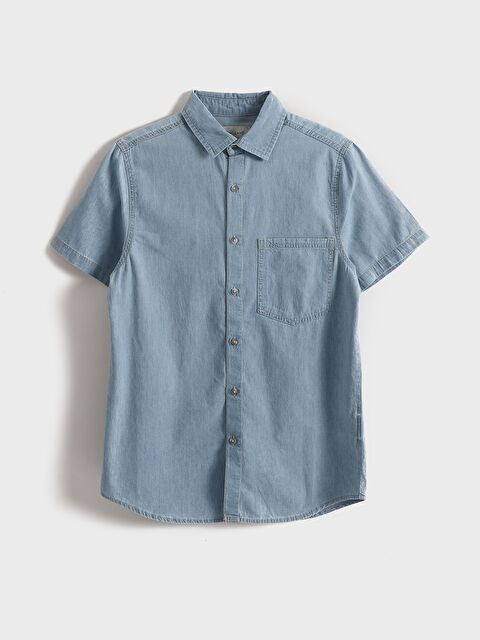 LCW Jeans Men's Denim Shirt - S4JS97Z8-QSD