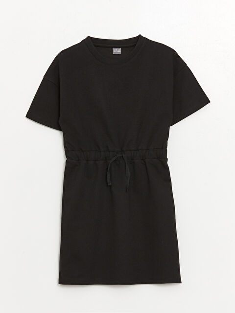 LCW ECO Bisiklet Yaka Basic Kız Çocuk Elbise - S4JU02Z4-CVL