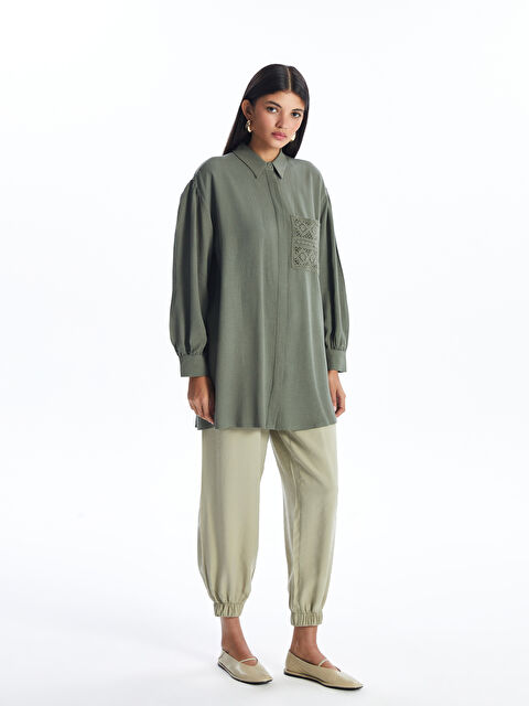 LCW Modest بنطلون رياضي سادة بخصر مطاطي للسيدات - S4JY61Z8-V29