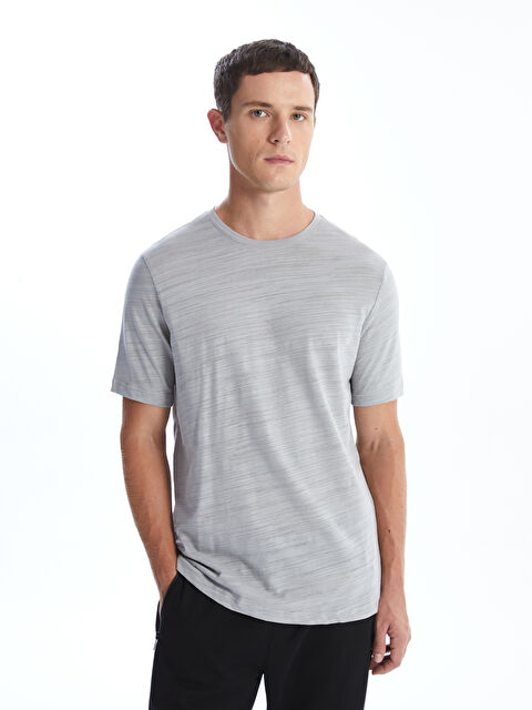 LCWAIKIKI Classic Majica s okruglim izrezom, kratkim rukavima, uzorkom, džersi, za muškarce