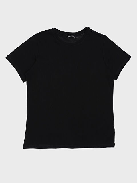 LCW Vision Crew Neck Plain Short Sleeve Women's T-Shirt - S4K170Z8-CVL