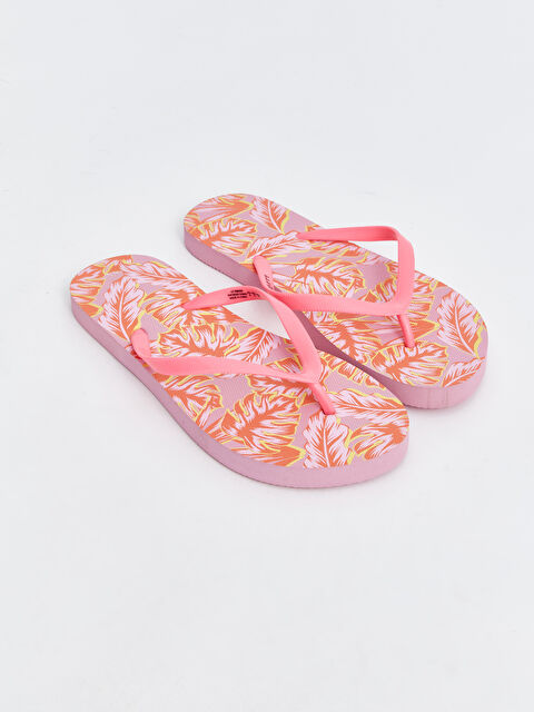 LCW STEPS Desenli Kadın Plaj Terliği - S4K393Z8-F9C