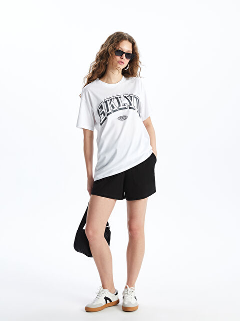 XSIDE Kadın Beli Lastikli Düz Şort - S4K588Z8-CVL