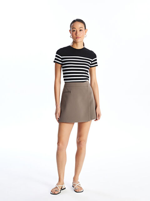 LCW Vision Standart Fit Kadın Şort Etek - S4KD15Z8-K6V