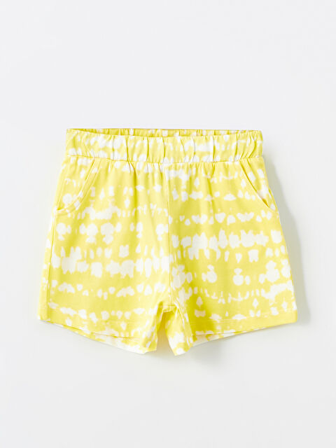 LCW ECO Beli Lastikli Kız Çocuk Şort - S4KF82Z4-LUC