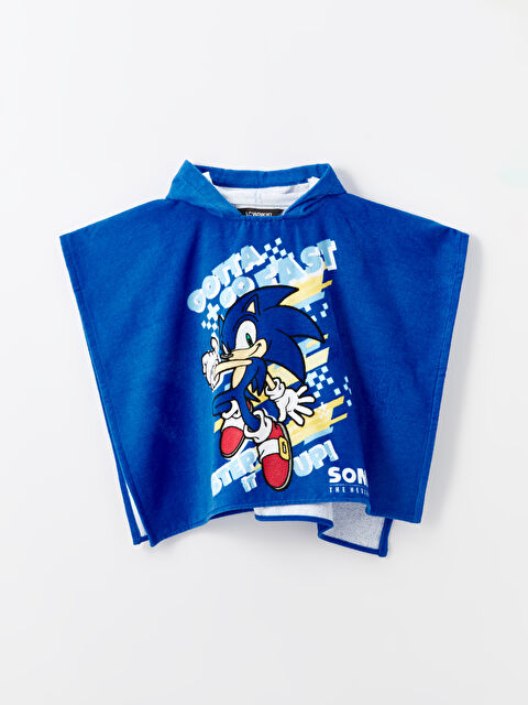 LCW HOME Sonic Printed Boys' Beach Towel - S4KG74Z4-HGU