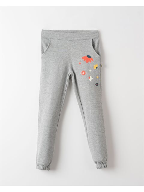 Mışıl Kids Beli Lastikli Desenli Kız Çocuk Jogger Eşofman Altı - S4KL94Z1-DEK