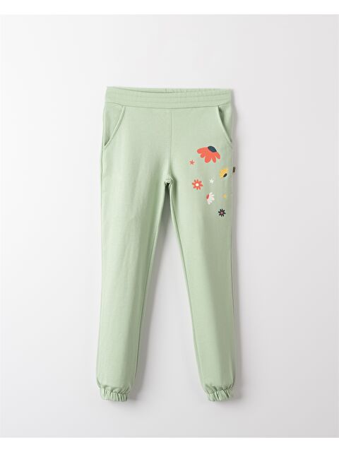 Mışıl Kids Beli Lastikli Desenli Kız Çocuk Jogger Eşofman Altı - S4KL94Z1-GHX