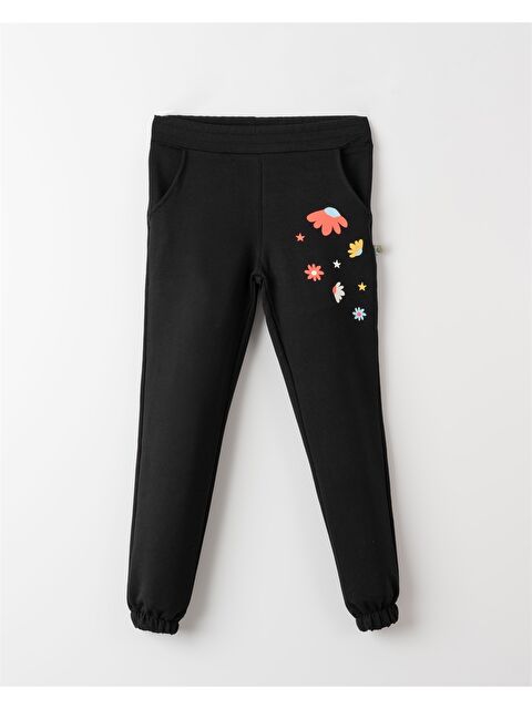 Mışıl Kids Beli Lastikli Desenli Kız Çocuk Jogger Eşofman Altı - S4KL94Z1-HEG