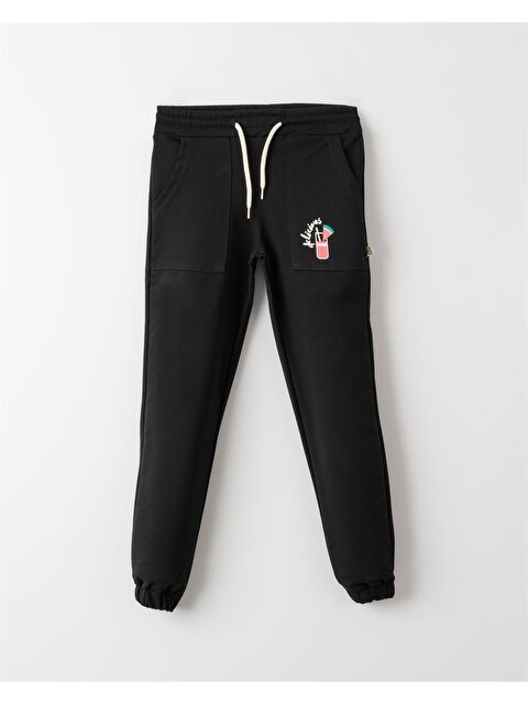 Mışıl Kids Beli Lastikli Desenli Kız Çocuk Jogger Eşofman Altı - S4KM00Z4-HEG