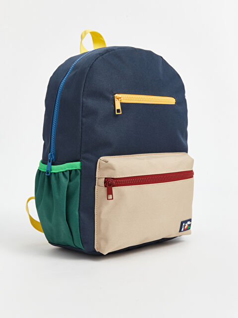 LCW ACCESSORIES حقيبة مدرسية بلوك الألوان للأولاد - S4KO34Z4-HFK