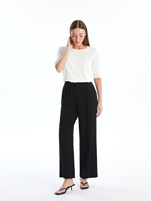 LCWAIKIKI Classic Žena CRNA Hlače - S4KV97Z8-CVL