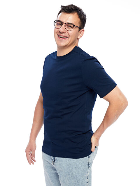 LCW Limitless Bisiklet Yaka Kısa Kollu Erkek Tişört - S4KY55Z8-DWP