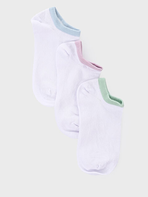 LCW DREAM Basic Girls' Trainer Socks 3-packs - S4L314Z4-G7R