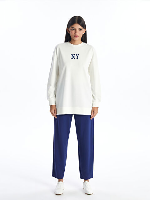 LCW Modest Women's Elasticated Waist Plain Sweatpants - S4L419Z8-R43