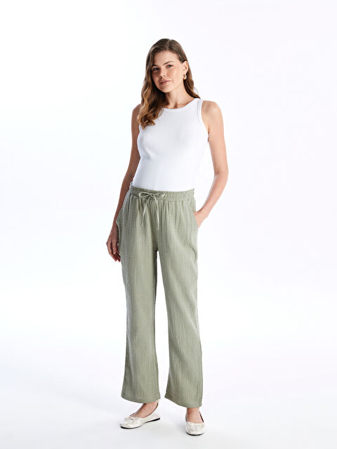 LCWAIKIKI Maternity Beli Lastikli Rahat Kalıp Hamile Pantolon - S4L565Z8-H8M