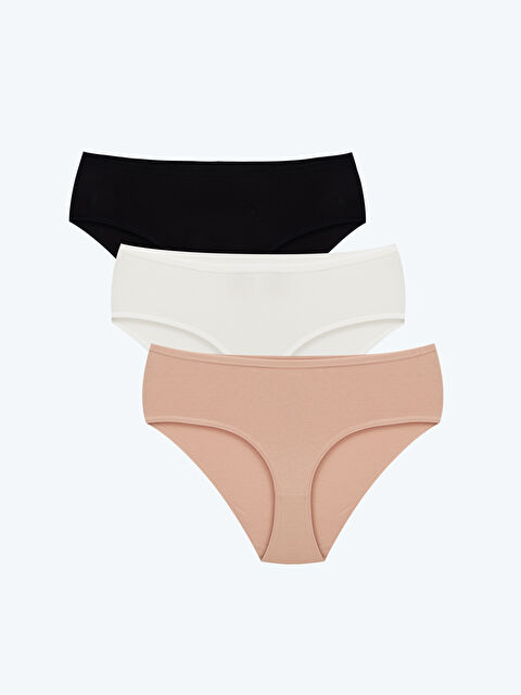 Güneş Düz 3'lü Külot - S4L611Z8-M0T