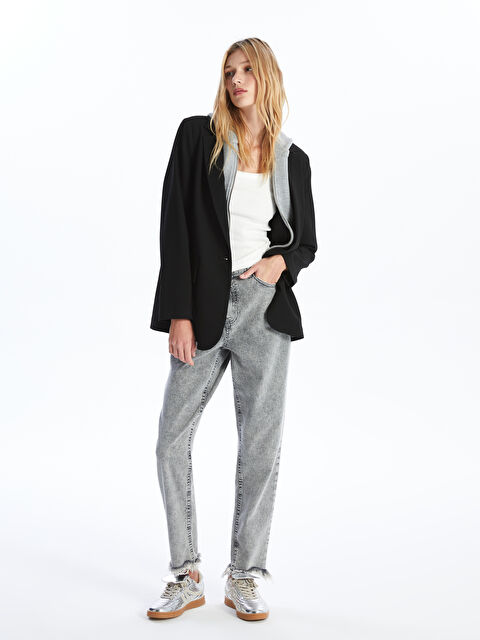 LCW Jeans Mom Fit Kadın Jean Pantolon - S4L679Z8-GRD