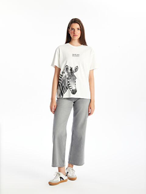 LCW Jeans Wideleg Women's Jeans - S4L776Z8-GRD