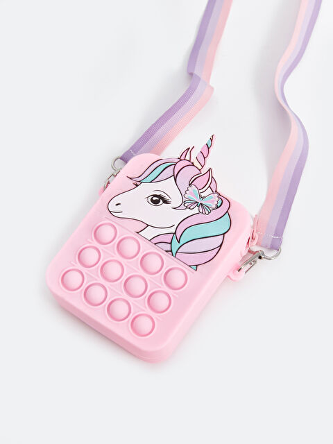 LCW ACCESSORIES Baskılı Kız Çocuk Çapraz Pop It Çanta - S4L923Z4-JPW