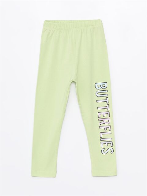 Myhanne Beli Lastikli Baskılı Kız Çocuk Tayt - S4LA60Z1-FTP