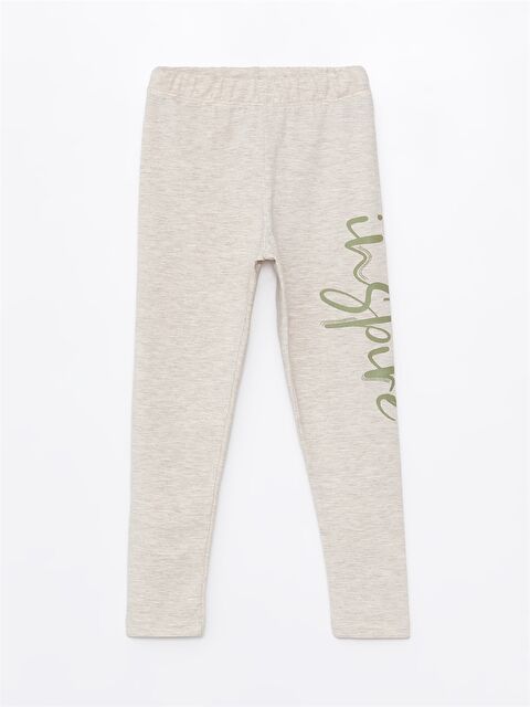 Myhanne Beli Lastikli Baskılı Kız Çocuk Tayt - S4LA66Z4-FRJ