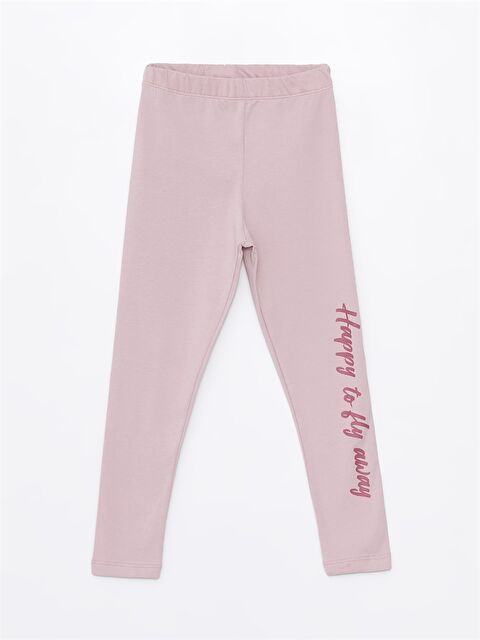 Myhanne Beli Lastikli Baskılı Kız Çocuk Tayt - S4LA69Z4-DMT