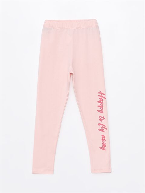 Myhanne Beli Lastikli Baskılı Kız Çocuk Tayt - S4LA69Z4-FSX