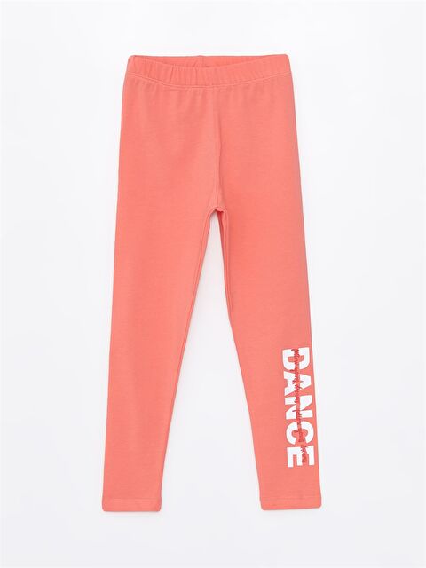 Myhanne Beli Lastikli Baskılı Kız Çocuk Tayt - S4LA70Z4-EKR