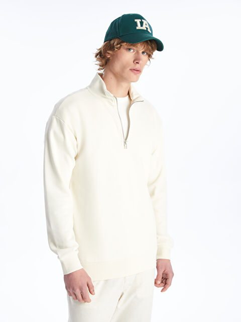 XSIDE Dik Yaka Erkek Sweatshirt - S4LF08Z8-YCM