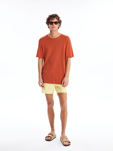 LCW SWIMWEAR Kısa Boy Baskılı Erkek Deniz Şortu - S4LG55Z8-FQJ