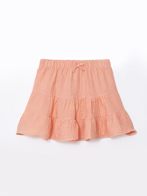 LCW Kids Beli Lastikli Kız Çocuk Etek - S4LG68Z4-G4T