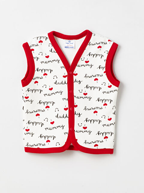 Luggi Baby V Yaka Kız Bebek Yelek - S4LH00Z1-H0P