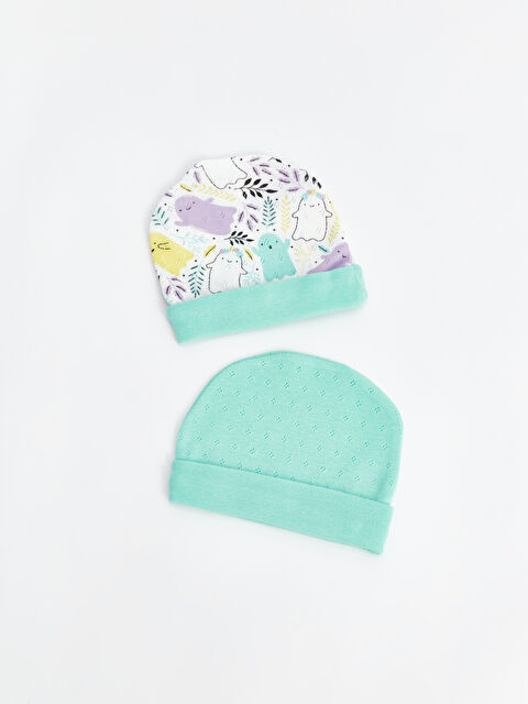 Luggi Baby Baskılı Kız Bebek Bere 2'li - S4LH15Z1-GHX