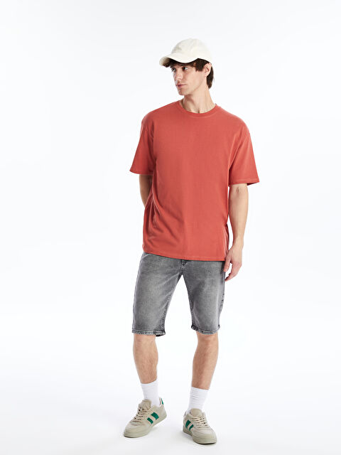 LCW Jeans Standart Kalıp Erkek Jean Şort - S4LH22Z8-GRD