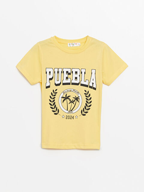 Calimera Kids Bisiklet Yaka Kız Çocuk Tişört - S4LK83Z4-FRL