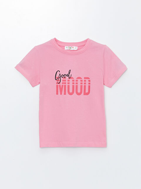 CALİMERA MODA Bisiklet Yaka Kız Çocuk Tişört - S4LK88Z4-FSX